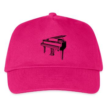 piano grand piano - Kids’ Baseball Cap - fuchsia - Front