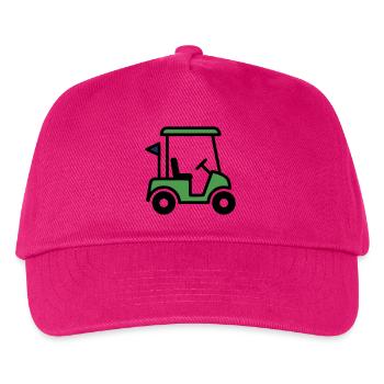 Golf cart Golf car Golf club Men - Kids’ Baseball Cap - fuchsia - Front