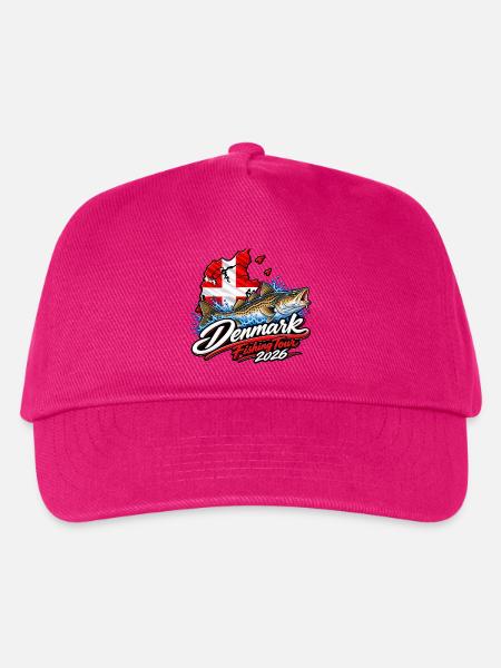 Dänemark Angelreise 2026 - Kinder Basecap - Fuchsia