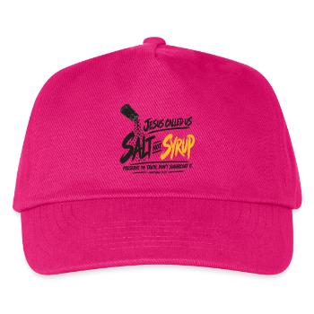Graffiti-Skript-Burst-Logo - Kinder Basecap - Fuchsia - Vorne