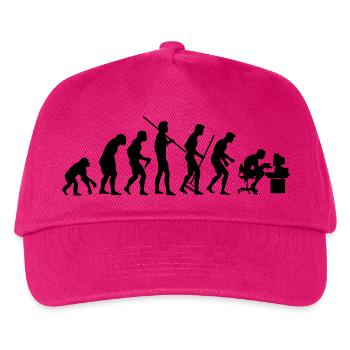 Evolution of Society - Kinder Basecap - Fuchsia - Vorne