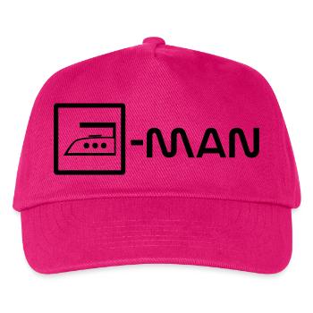 ironing man - Kinder Basecap - Fuchsia - Vorne