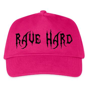 Rave Hard - Kinder Basecap - Fuchsia - Vorne