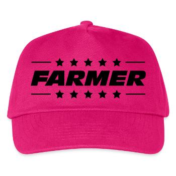 Farmer - Kinder Basecap - Fuchsia - Vorne
