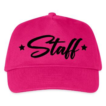 staff - Kinder Basecap - Fuchsia - Vorne