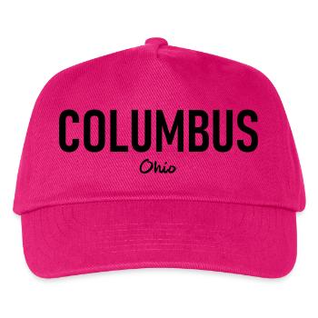 Columbus - Ohio - USA - United States of America - Kinder Basecap - Fuchsia - Vorne