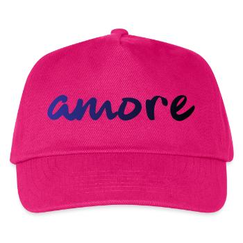 amore - Italia - Italy - Love - Liebe - Kids’ Baseball Cap - fuchsia - Front