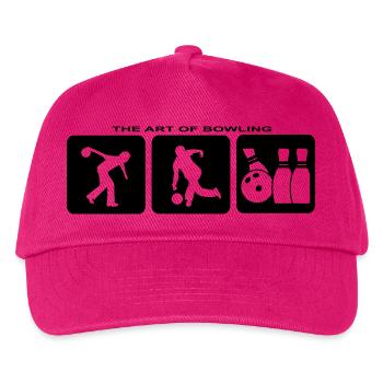 Bowling Bowling Pins Sports Bowling Club Jersey - Kids’ Baseball Cap - fuchsia - Front