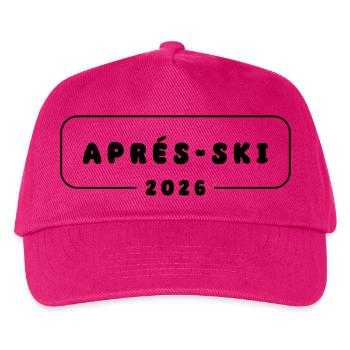 Apres Ski 2026 - Kinder Basecap - Fuchsia - Vorne
