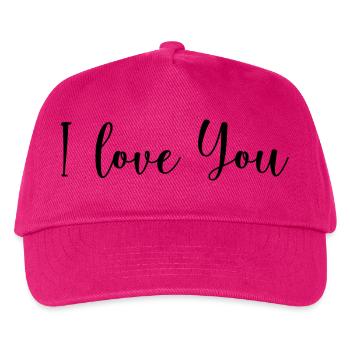PAAR. ICH HABE GERADE GEHEIRATET. Junggesellinnenabschied. VALENTINSTAG. MARIES - Kinder Basecap - Fuchsia - Vorne