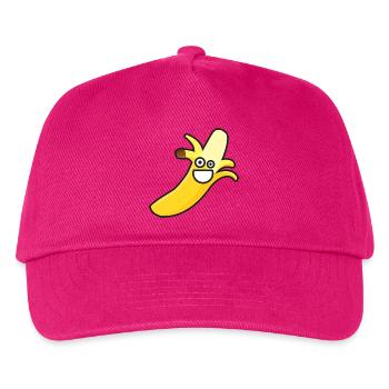 Banane - Kinder Basecap - Fuchsia - Vorne