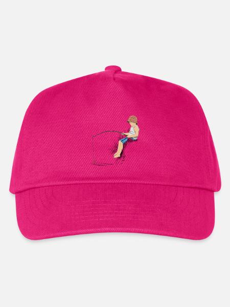 Angler - Kinder Basecap - Fuchsia