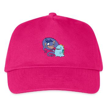 derpy Dragons - Kinder Basecap - Fuchsia - Vorne