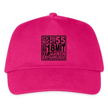 Ich bin nicht 55 ich bin 18 - Kinder Basecap - Fuchsia - Vorne