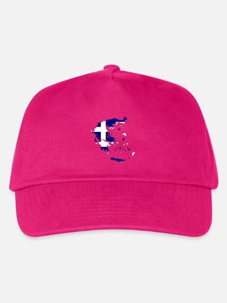 Griechenland - Kinder Basecap - Fuchsia