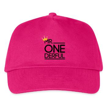 Mr. Wonderful - Kids’ Baseball Cap - fuchsia - Front