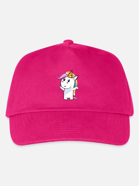 Unicorn cut - Kinder Basecap - Fuchsia