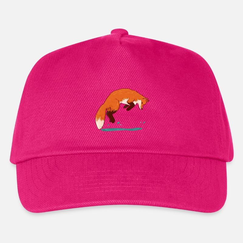 Springender Fuchs - Kinder Basecap - Fuchsia