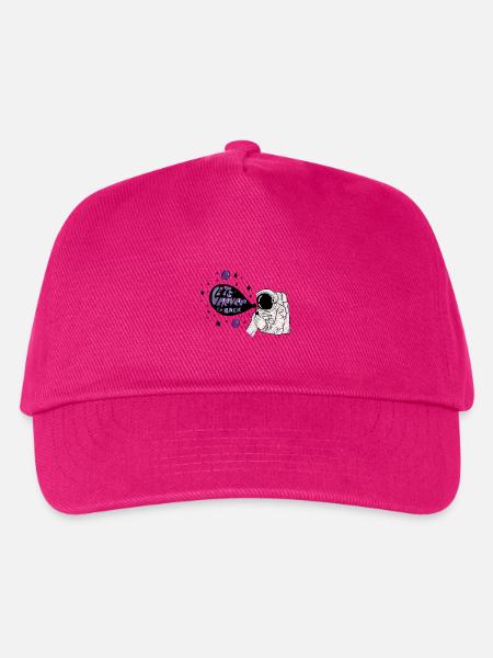 Astronaut Sterne Träume Seifenblase - Kinder Basecap - Fuchsia