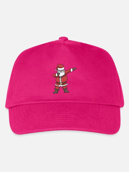 Weihnachtsmann dabbing Geschenk Weihnachten Tanz - Kinder Basecap - Fuchsia