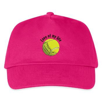 tennislove1 - Kinder Basecap - Fuchsia - Vorne