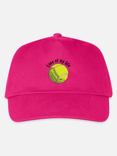 tennislove1 - Kinder Basecap - Fuchsia