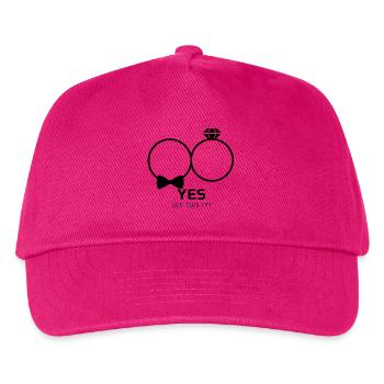 Wedding we did it - Kids’ Baseball Cap - fuchsia - Front