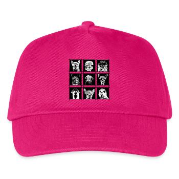 Lama Alpaca Alpaca Animals Gift Idea T-Shirt - Kids’ Baseball Cap - fuchsia - Front