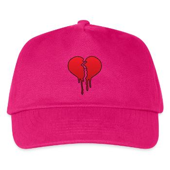 Broken heart eu - Kids’ Baseball Cap - fuchsia - Front
