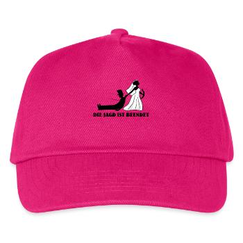 Cooler Spruch Junggesellinnenabschied Hochzeit - Kinder Basecap - Fuchsia - Vorne