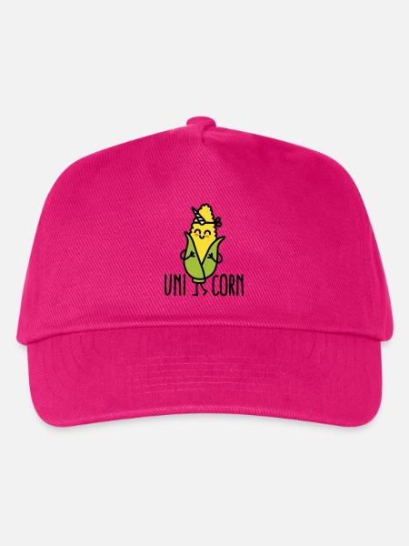 Wannabe uni-corn ( Unicorn ) - Kinder Basecap - Fuchsia