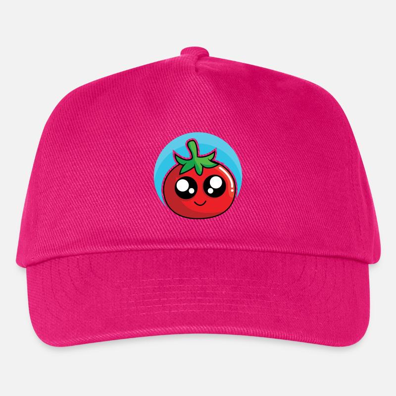 Fröhliche Tomate - Kinder Basecap - Fuchsia