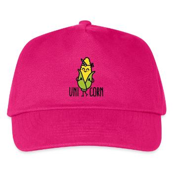 Wannabe uni-corn ( Unicorn ) - Kids’ Baseball Cap - fuchsia - Front