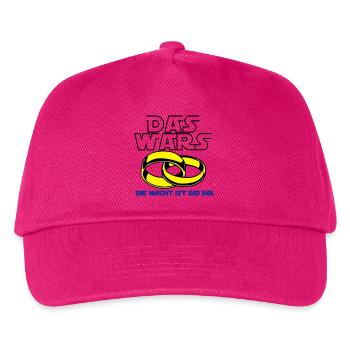 Junggesellenabschied , JGA das wars die Mach(25) - Kinder Basecap - Fuchsia - Vorne