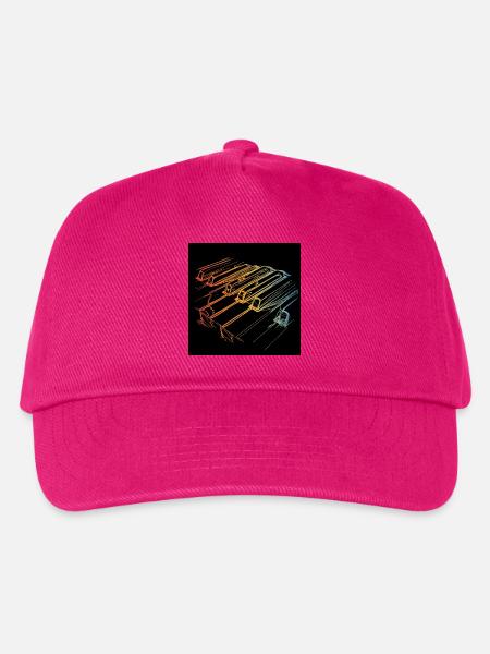 Klavier - Kinder Basecap - Fuchsia