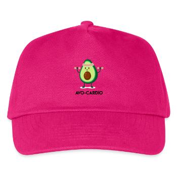 Avocado Fitnessheld - Kinder Basecap - Fuchsia - Vorne