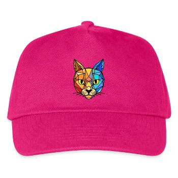Tier Tiger - Kinder Basecap - Fuchsia - Vorne
