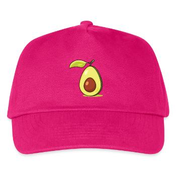 Avocado - Kinder Basecap - Fuchsia - Vorne