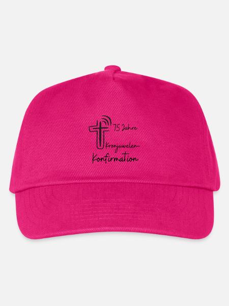 Kronjuwelen-Konfirmation 75 Jahre Jubiläum - Kinder Basecap - Fuchsia