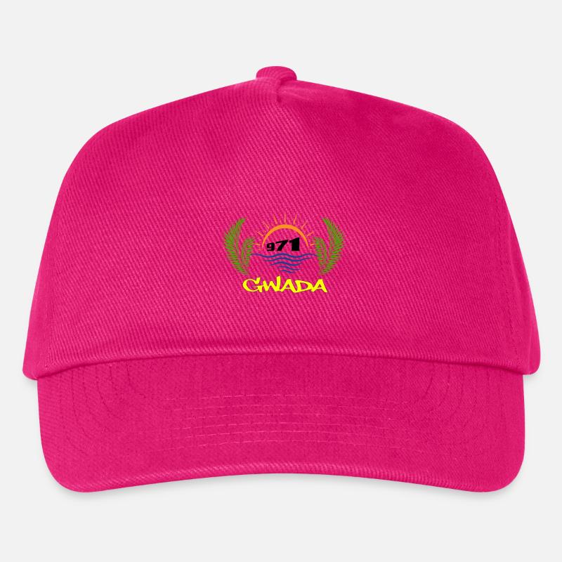 Guadeloupe - Kinder Basecap - Fuchsia