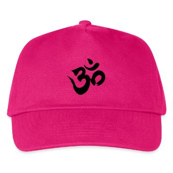 Om - Kinder Basecap - Fuchsia - Vorne