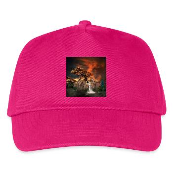 the old tree - Kids’ Baseball Cap - fuchsia - Front