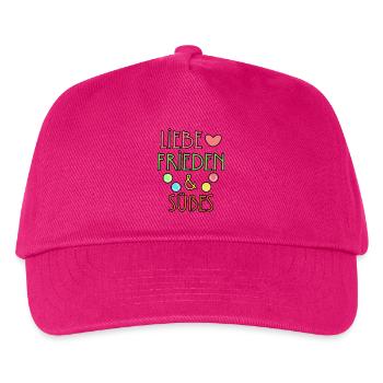 Dessert Heart Candy Sweets Statement - Kids’ Baseball Cap - fuchsia - Front