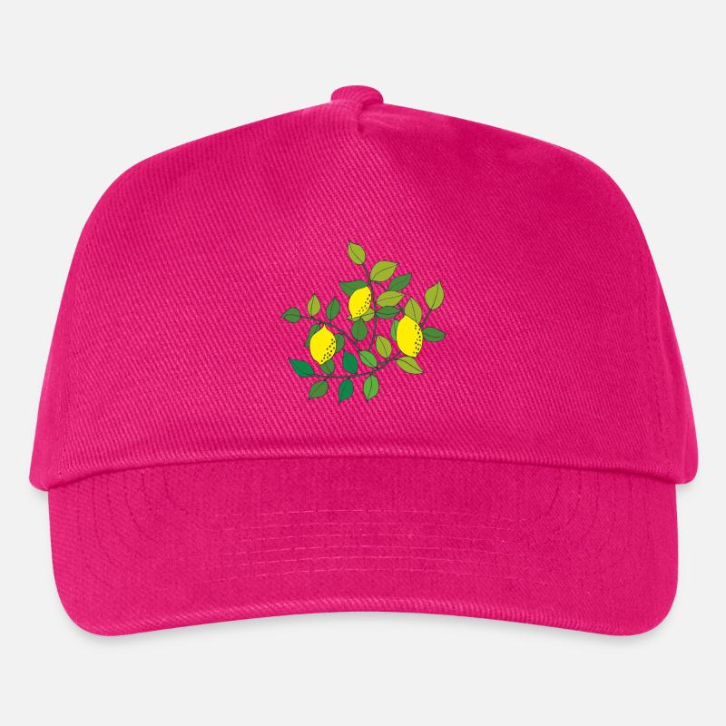 zitronen baum - Kinder Basecap - Fuchsia