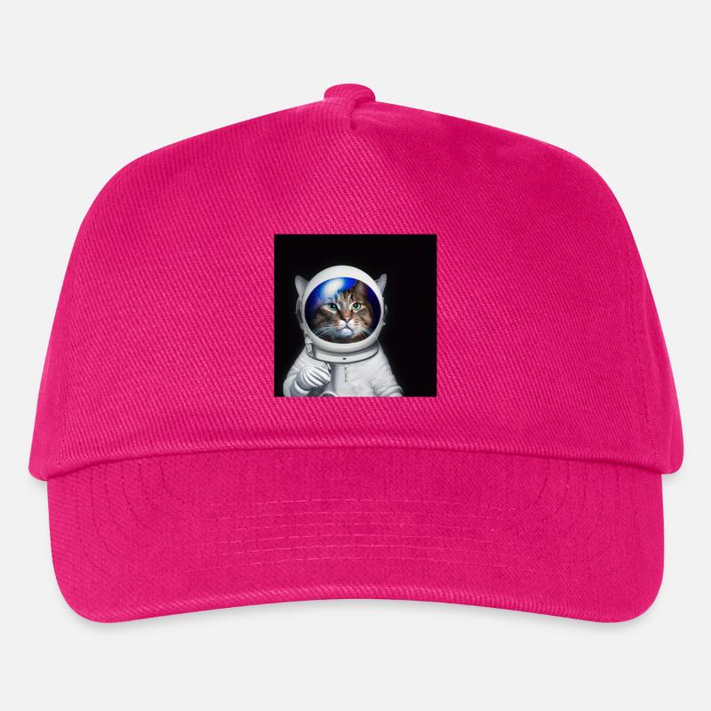 Astro-Katze - Kinder Basecap - Fuchsia