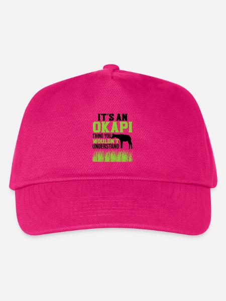 Ist ein Okapi - Kinder Basecap - Fuchsia
