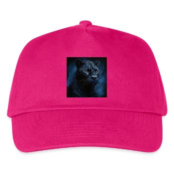 Mitternachtspanther im blauen Nebel - Kinder Basecap - Fuchsia - Vorne