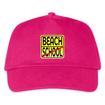 SCHOOL END SUMMER BEACH VACATION HOLIDAY - Kids’ Baseball Cap - fuchsia - Front