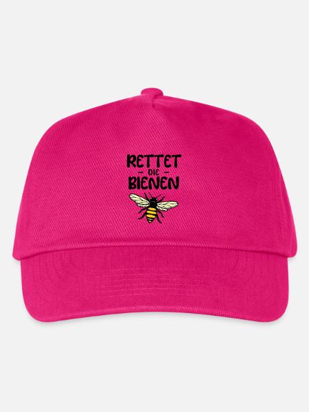 Umweltschützer Biene Statement Umwelt Artenschutz - Kinder Basecap - Fuchsia