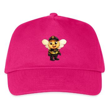 Bienen Polizei - Kinder Basecap - Fuchsia - Vorne